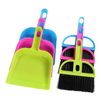 

6 Sets Sweeping Tool Durable Keyboard Remover Cleaner Cleaning Tool Miniature Dustpan for Office Desktop