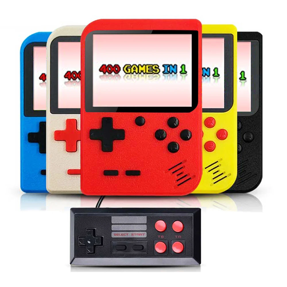 

2020 New Hot Rechargeable 400 in 1 games Video Handheld Game Console Retro Game Mini Handheld Player for Kids Gift