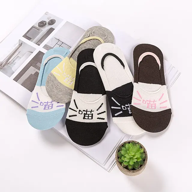 27 Style 10 Piece=5 Pairs/Lot Cute Harajuku Animal Women Socks Set Funny Spring Cat Dog Rabbit Panda Low Cut Short Sock Happy 21
