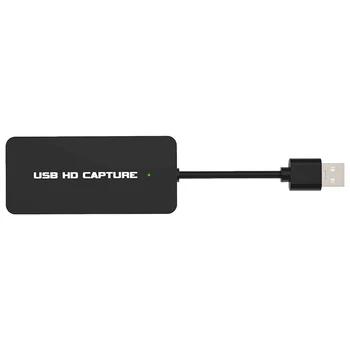 

USB 3.0 HDMI Video Capture 1080P HD HDMI to USB Video Capture Card Dongle Game Streaming Live Stream Broadcast for TV PC