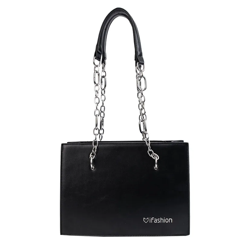 

Elegant Female Large Tote Bag 2019 Fashion Quality Leather Women's Designer Handbag High capacity Chain Shoulder Messenger bag