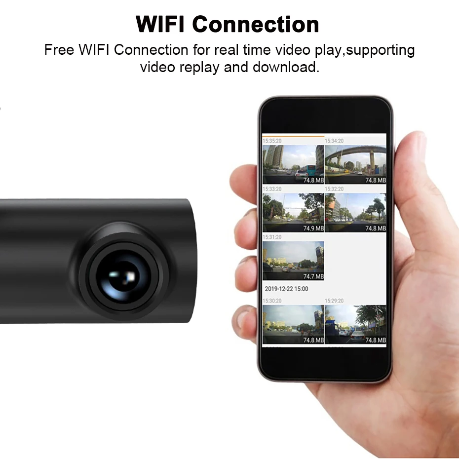 WHEXUNE Novatek 96658 Dash Cam Видеорегистраторы для автомобилей Камера приложение Wi Fi &