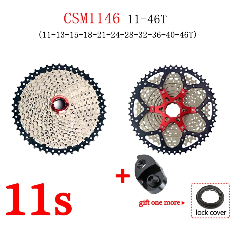 BOLANY кассета 8/9/10/11 скорость MTB велосипеда кассета 11-40/42/46/50T горный велосипед Запчасти звездочки переключатель подходит для ручек Shimano/SRAM - Цвет: CSM1146