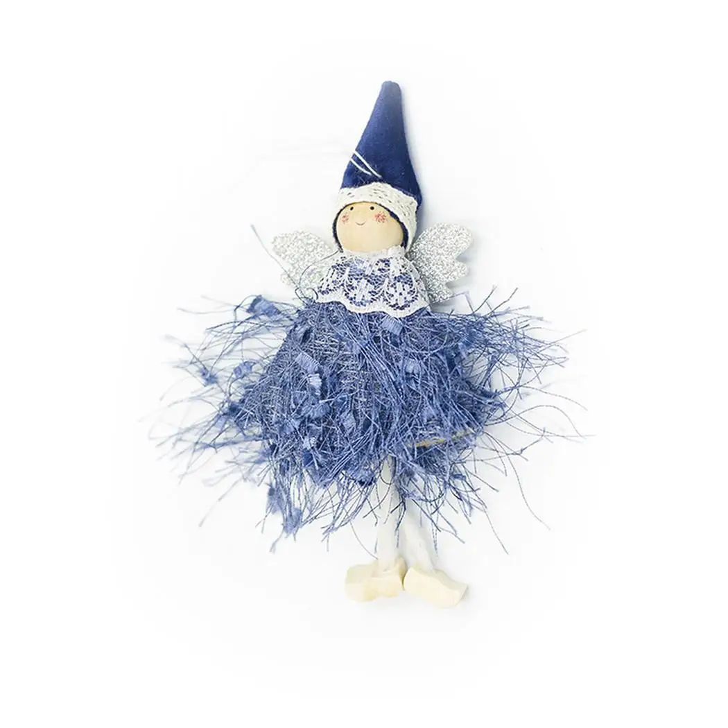 

Creative Little Angle Doll Christmas Tree Pendant Christmas Decoration Blue/Dark Green/Grey/Pink/Red/White 6 Color home decor