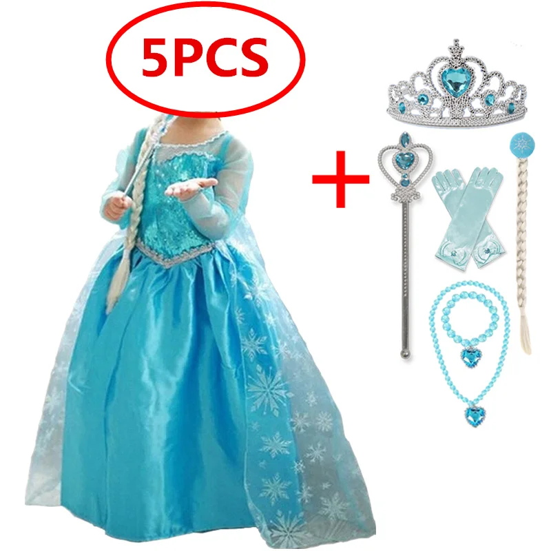 Girls Halloween Dresses Kids Carnival Cosplay Party Princess Costume Children Dress Up 4 5 6 7 8 9 10 Years Disguise Clothing