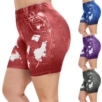 

Shorts Gym Clothing Sport Wear Women Gym Set Fitness Clothing спортивный костюм Fashion Slip Bike Shorts Workout Leggings Shorts