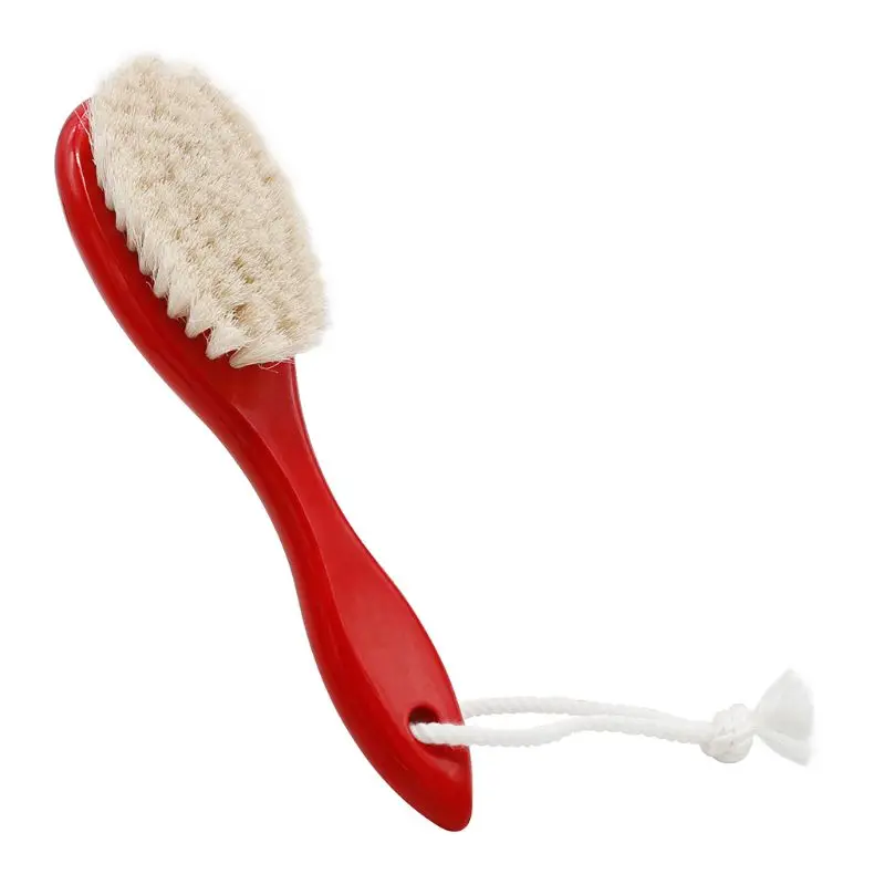 Борода лошади с щетиной(Стоматологическая полировальная щетка с деревянной ручкой вырезки подметальная мягкий увлажняют усы для укладки волос щетка для лица Уход за лошадьми гребень