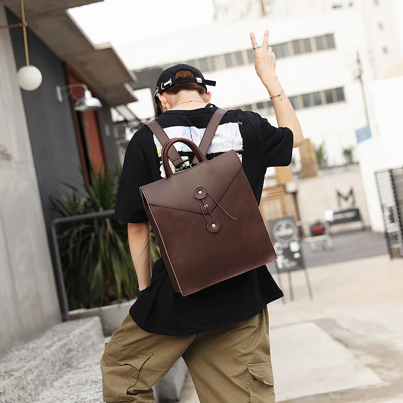 Chao Men's Shoulder Bag New Slant Envelope Men's Bag Korean version Men's Single Shoulder Bag Backpack