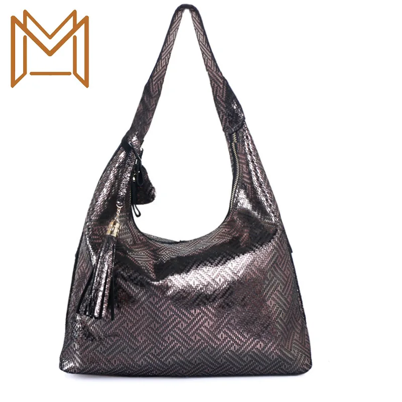 

Bag Woman 2019 Capacity Woman Package Cowhide Genuine Leather Single Shoulder Package
