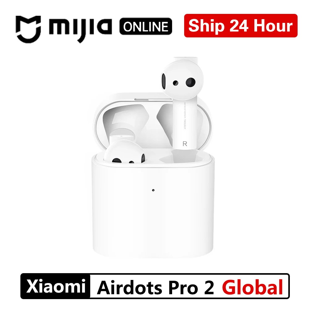 Wireless Earphone Earbuds Xiaomi Airdots True Handsfree Dual-Enc Tap with Mic 2 Air-2