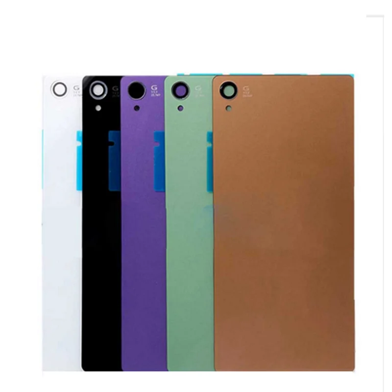Задняя крышка батарейного отсека стеклянная крышка для Sony Xperia Z3 L55T L55U D6633 D6603 D6653 Задняя стеклянная крышка