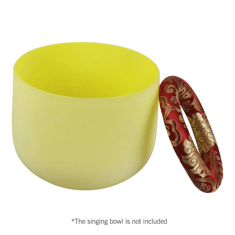 Горячее-Гималайская Поющая чаша подушка кольцо форма шелковая подушка античные звуковые чаши аксессуар