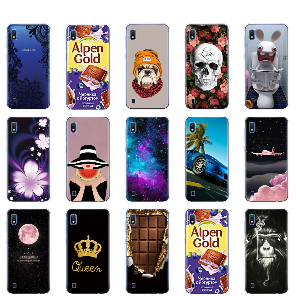 Чехол cartoon SM A105F A105 силиконовый для Samsung Galaxy A10|Бамперы| |
