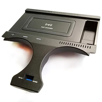 

Car 10W QI Wireless Charger Charging Plate Wireless Mobile Charger Accessories for BMW X3 X4 G01 G02 2018-2020