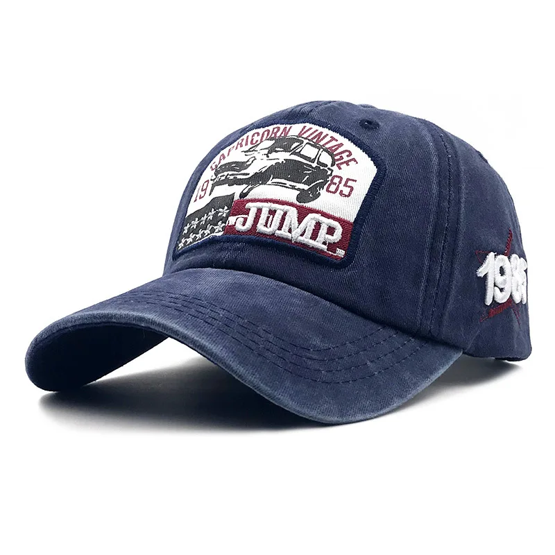 Ковбойская шляпа, вымытая бейсбольная Кепка с вышивкой, Весенняя уличная Солнцезащитная шляпа для пары