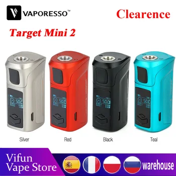 

Original 50W Vaporesso Target Mini 2 Box MOD with 2000mAh Built In Battery Electronic Cigarette vape Mod vs Gen S /DRAG X /Aegis