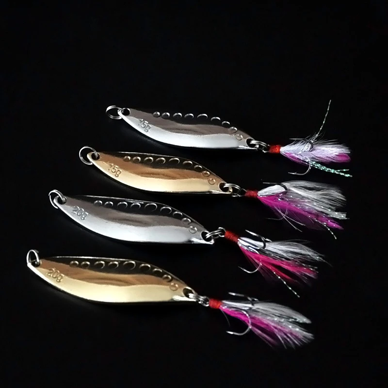 

7g/10g/15g/20g Mixed Model Metal VIB Lures Vibrations Spoon Lure Fish Bait Bass Lure Vib Bait for Fishing 4 Size Mix Kit