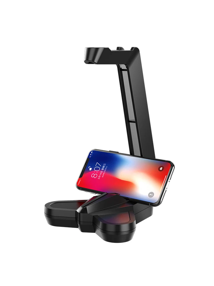 Creative Headphone bracket holder headset display stand bracket computer desktop arrangement storage