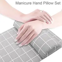 Мягкая сетчатая Подушечка для рук и Подушечка Для Ногтей Держатель для маникюра аксессуары для ногтей искусственная кожа опора для рук для салона