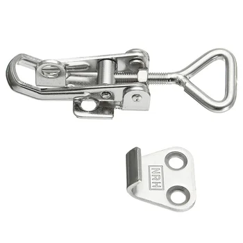 

Clamp High Strength Spring Loaded Trunk Latch Accessories Box Catch Hasp Machinery Stainless Steel Toggle Lock Adjustable Chest