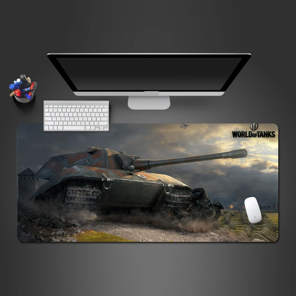 Лучший классный коврик для мыши World Of Tanks большой компьютерный Wot можно мыть