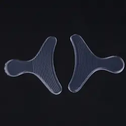 1 пара прозрачных невидимые силиконовые Гелеобразные напяточники вкладыши Т-образная обувь с улучшенными фрикционными характеристиками