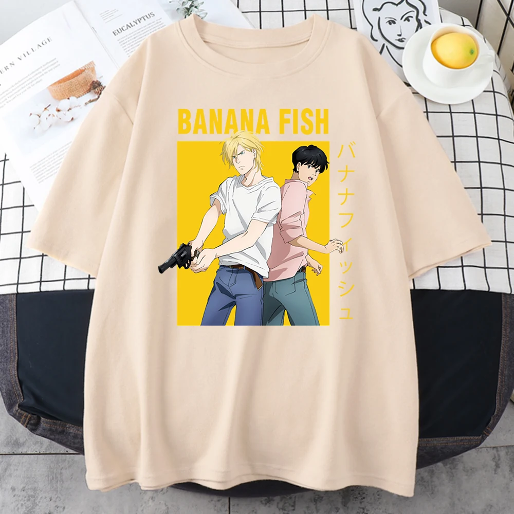 Banana Fish Ash Lynx Anime Printed Woman T Shirt 2021 Summer Tee Shirt Harajuku Cotton T Shirts Hip Hop Loose Women New T-ShirtsBanana Fish Ash Lynx Anime Printed Woman T Shirt 2021 Summer Tee Shirt Harajuku Cotton T Shirts Hip Hop Loose Women New T-Shirts cheap graphic tees