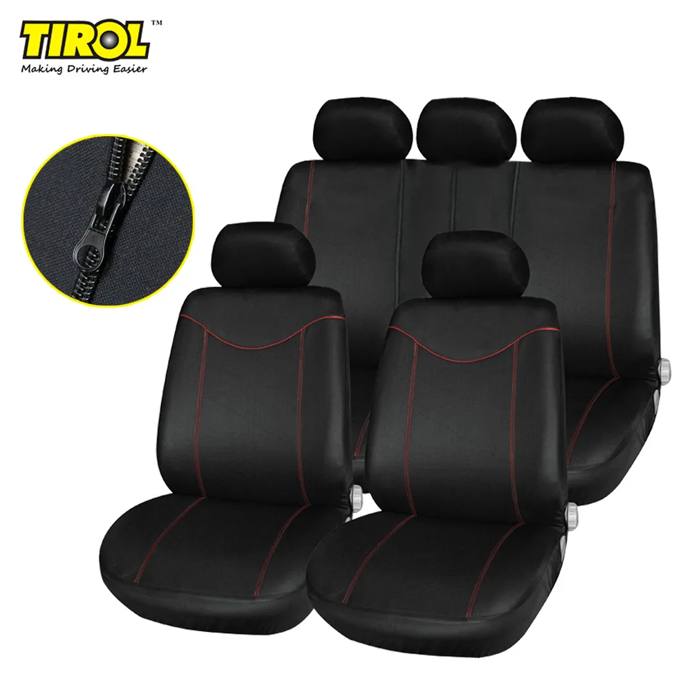 

Tirol Car Universal Seat Cover 11 Pieces si ji diantong Car Seat Cushion Air Mesh Breathable Seat Cover