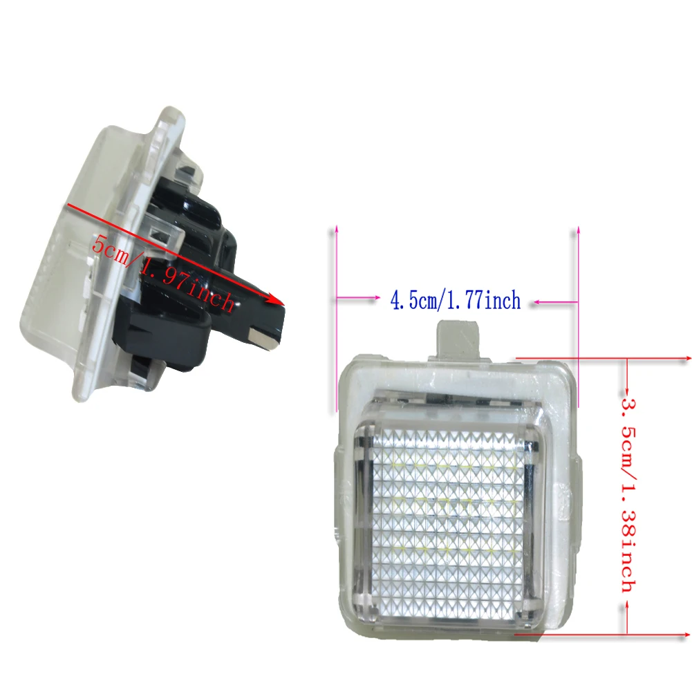 Für Mercedes Benz C-Klasse W204 S204 W212 W216 W221LED Kennzeichenbeleuchtung eB