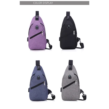 

Men's New Shoulder Bag Leisure Sports Outdoor Travel Rechargeable Crossbody Shoulder Bag