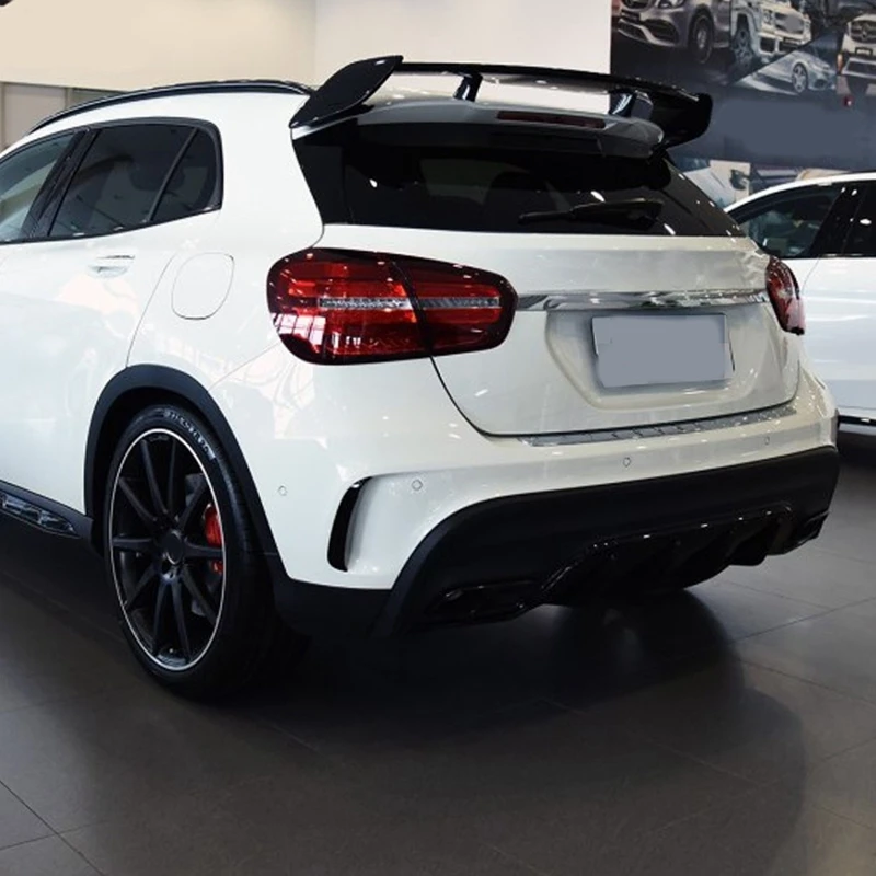 Задний бампер спойлер вентиляционное отверстие Накладка для Benz Gla X156 Gla45 Amg 2013