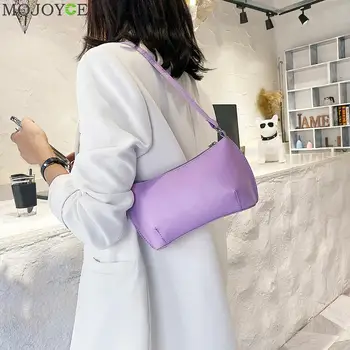 

Simple PU Women Handbag Classic Texture Creative Delicate Design Chic Solid Color Female Casual Underarm Shoulder Tote Bags