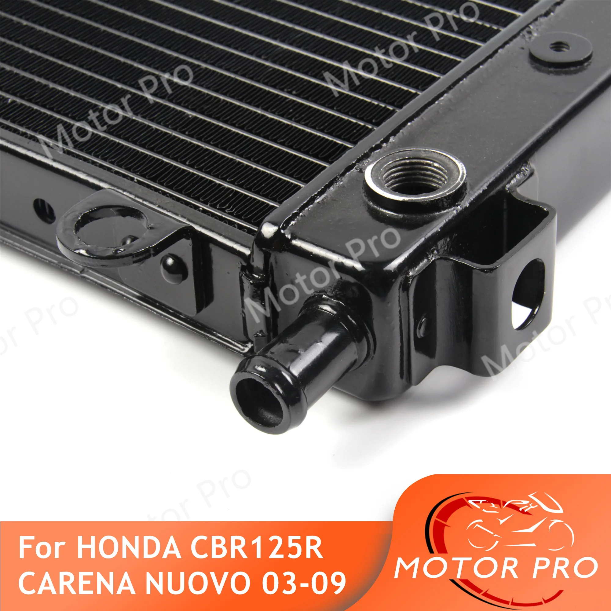 오토바이 라디에이터, 혼다 CBR125R 카레나 NUOVO용 2003 2009 냉각 쿨러, CBR 125 R CBR125 2004 2005 2006 2007 2008