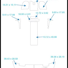 Chaparral 233 Explorer плавающий шаг и коврик для кокпита лодка EVA Тиковый настил 1/" 6 мм