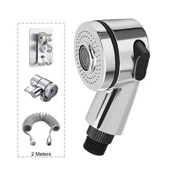 

Sink Universal Shower System Faucet Splitter Hose Sprayer Extension Accessory Easy Install Diverter Bathroom Fixture Water Tap