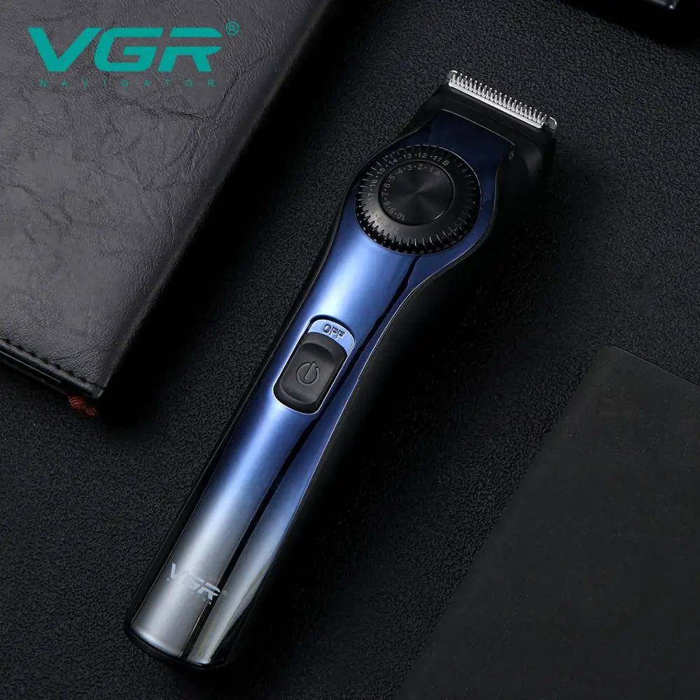 Вгр V080 USB перезаряжаемые 20 Скорость Регулируемая машинка для стрижки волос