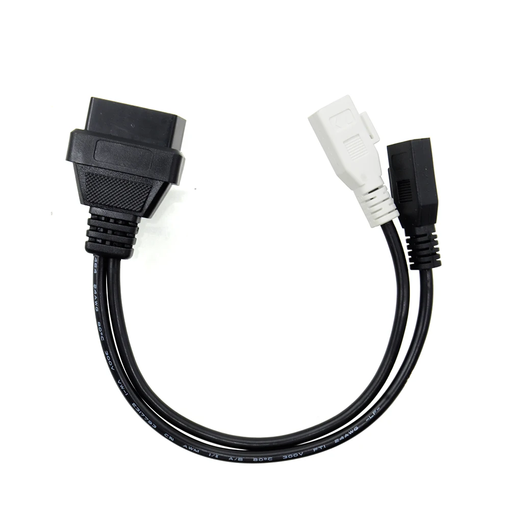 

for VAG Adapter For AU-DI 2X2pin OBD1 OBD2 Car Diagnostic Cable 2P+2P Fits for V W/Audi 2X2Pin to OBD2 16Pin Female Connector