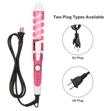 Профессиональные щипцы для завивки волос портативные щипцы для завивки волос спиральные керамические щипцы для завивки волос Waver Curl Bar инструмент для укладки волос