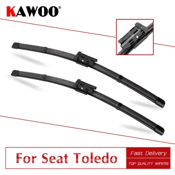 

KAWOO For SEAT Toledo MK1/MK2/MK3/MK4 Car Windcreen Wipers Blades Model Year From 1991 To 2018 Fit Push Button/Claw/U Hook Arms
