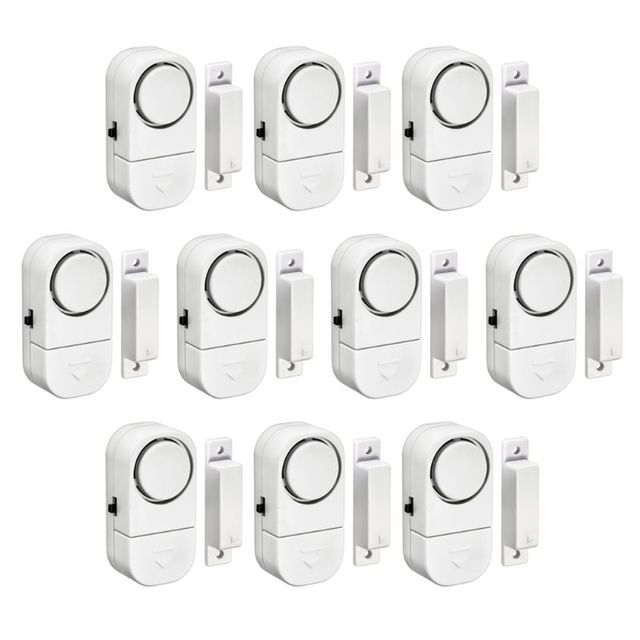 Window Door Burglar Security Warning Alarm System Magnetic Sensor