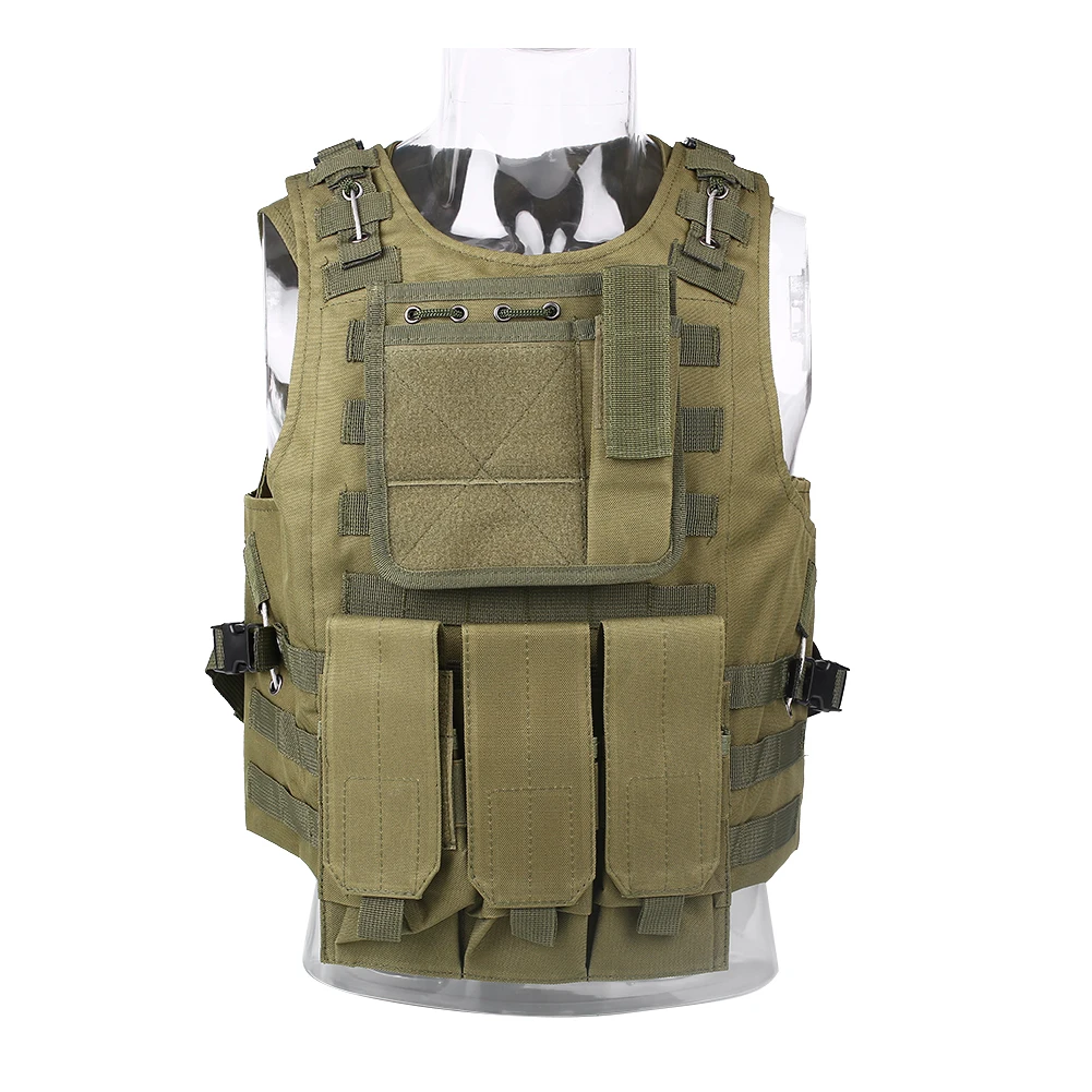 3Color Oxford Cloth Amphibious Tactical Combat Carrier Vest Camouflage