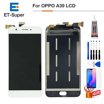 

5.2" 1280x720 Pixels For OPPO A39 LCD Display Touch Screen Digitizer Assembly Replacement Parts + Tempered Glass+ Glue + Tools