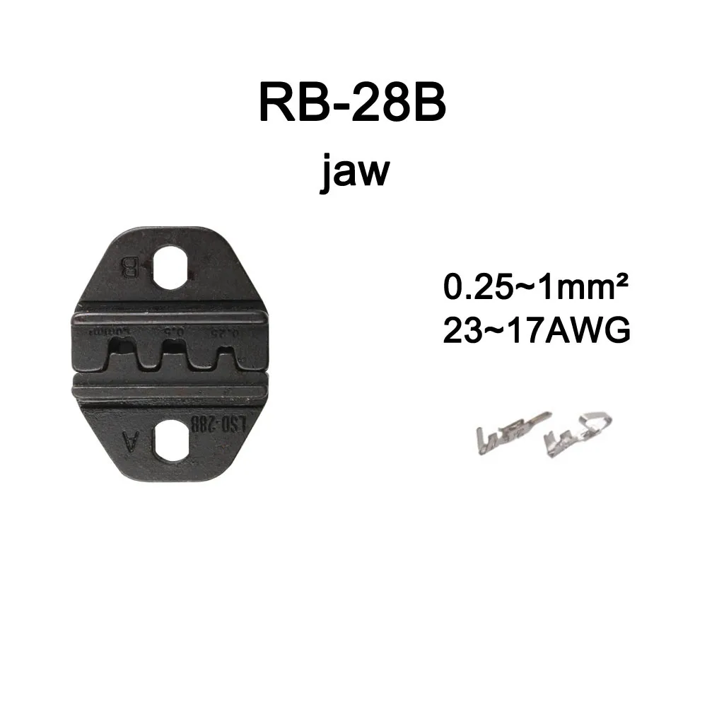 LUBAN мини европ стиль обжимной инструмент обжимные плоскогубцы штампы наборы для RB серии RB28B RB48B RB16WF RB06WF RB03H RB02 челюсти