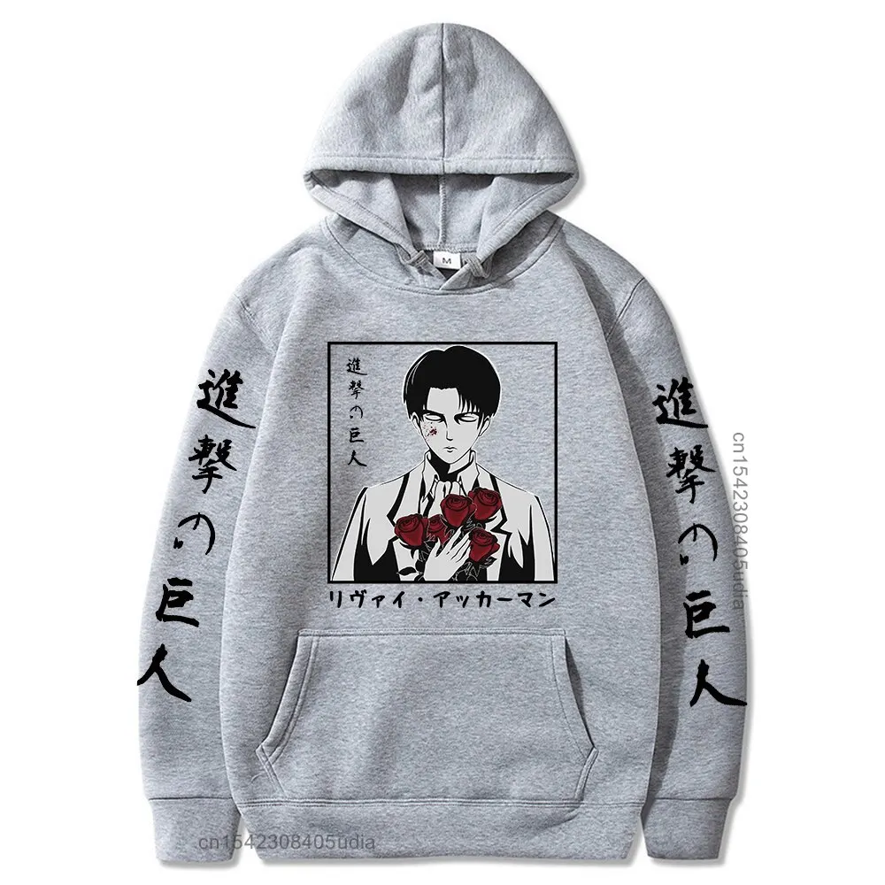 

Japanese Anime Attack On Titan Hoodies Men Women Premium Cotton Hooded Pullover Coat Long Sleeve Pullover Sweatshirt Tops