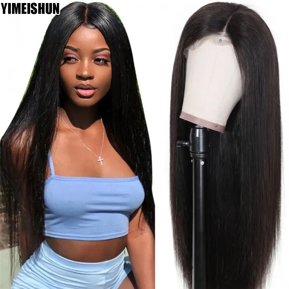 

Lace Front Human Hair Wigs Straight Pre Plucked Baby Hair 13x4 150% Malaysian Remy Human Hair Wigs Lace Frontal Wigs For Women