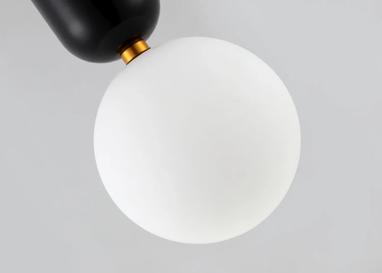 Creative single bulb shade new glass globe contemporary pendant light