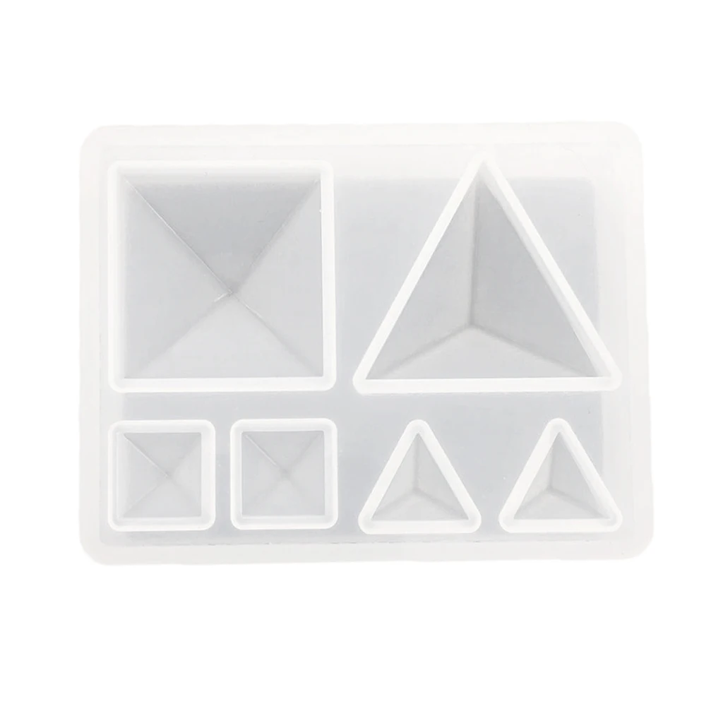 Pyramid Shape Silicone Pendant Mold Jewelry Silicone Mold Mold For DIY