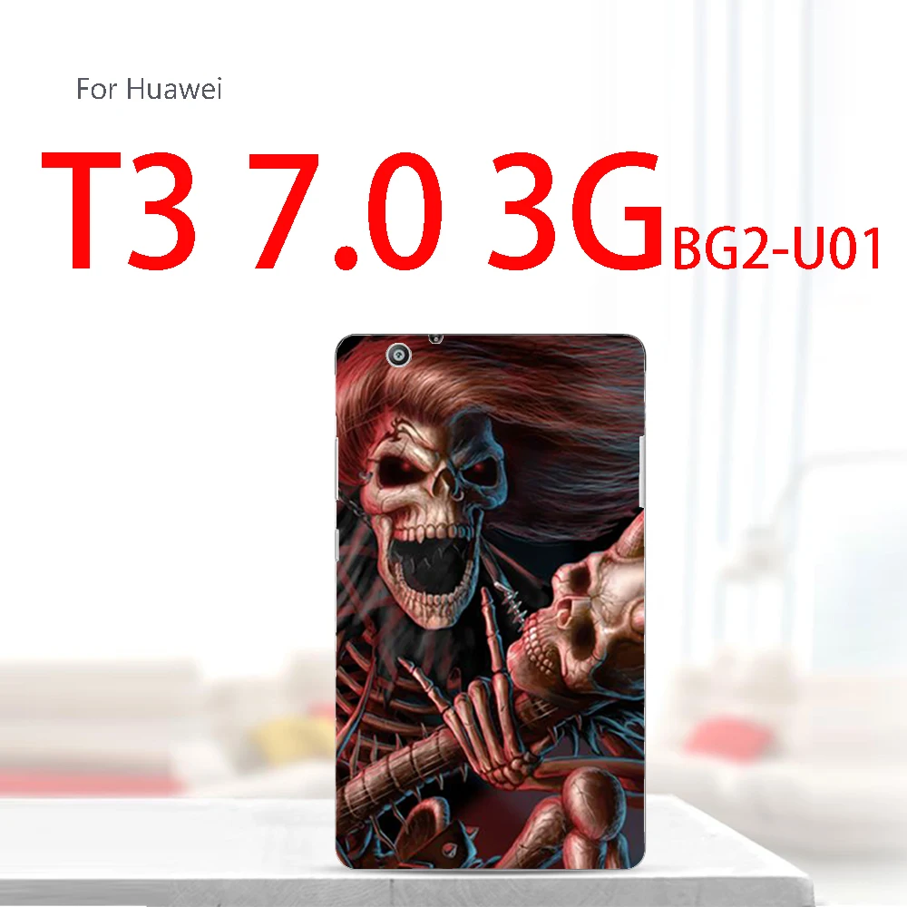 G12 ku lou tou Разноцветный планшет чехол для huawei MediaPad T3 7,0 3g версия BG2-U01 7 дюймов ультра тонкий мягкий силиконовый чехол на заказ Diy - Цвет: G12 ku lou tou