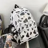 Girl Cute School Backpack Cow Print Backpacks for Teen Girls 4