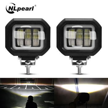

Nlpearl 6D 5 Inch 30W Led Light Bar/Work Light For 4x4 Offroad Truck Boat UAZ ATV 12V 24V Spot Beam Led Work Lights Waterproof